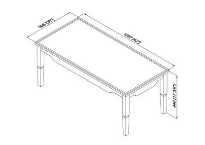 Becki Owens Doheny BODH-003 Coffee Table by LIVABLISS