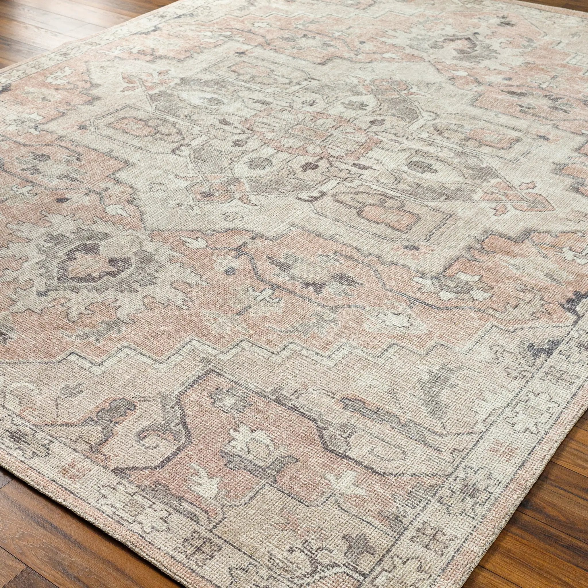 Elle BOEC-2300 Tan Area Rug by Becki Owens x LIVABLISS