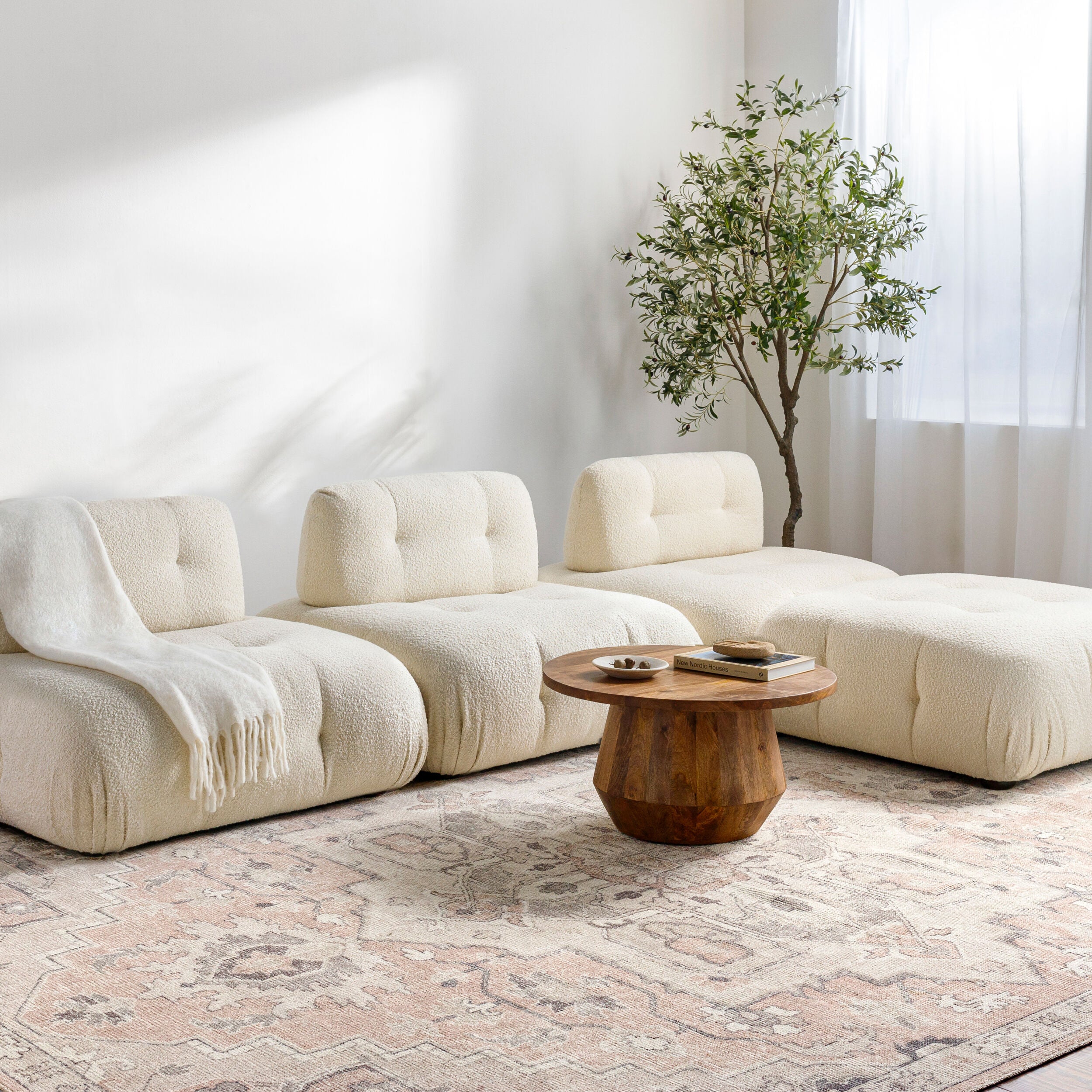 Becki Owens x LIVABLISS Elle BOEC-2300 Tan Area Rug