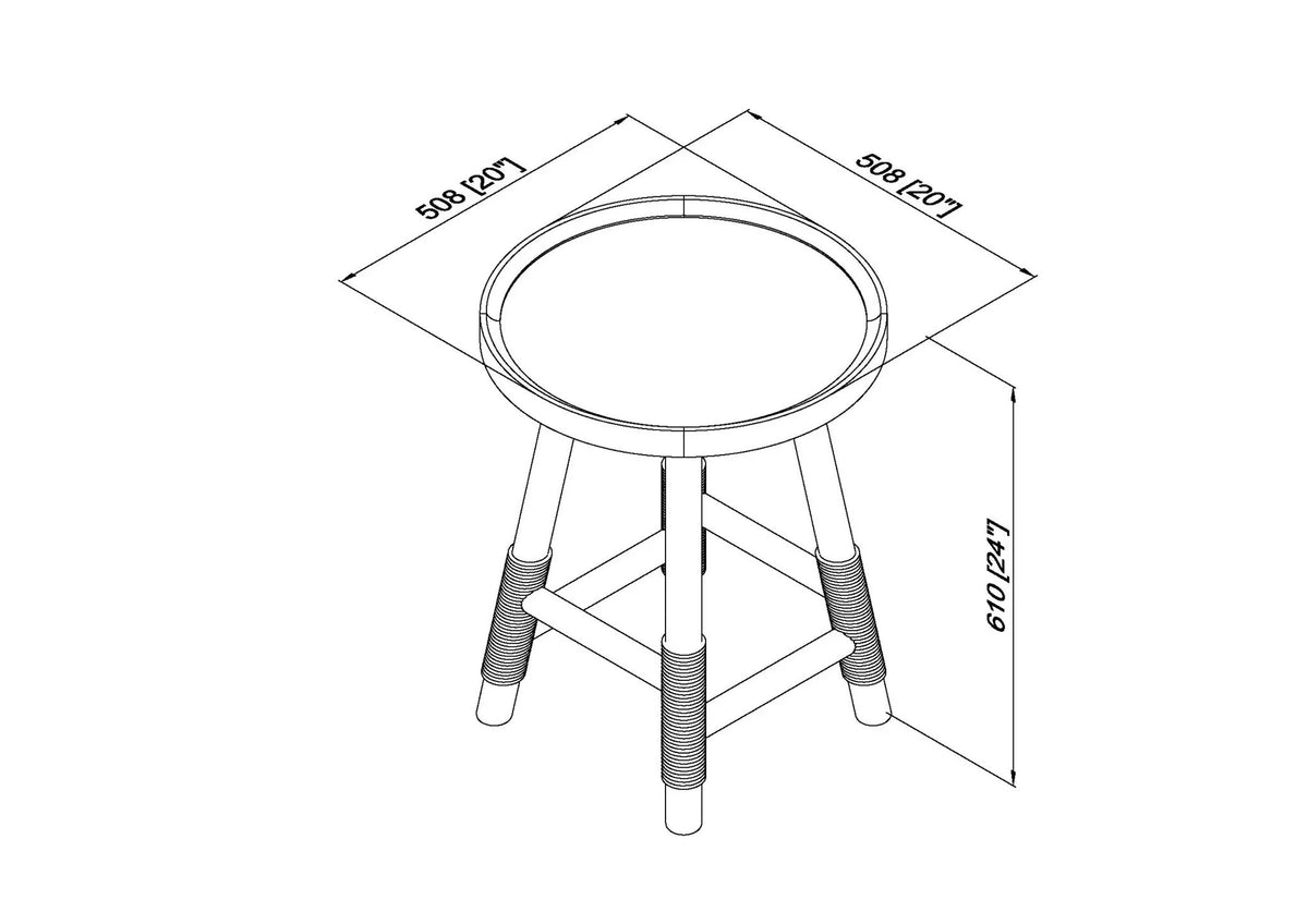 Esmarca BOES-001 End Table by Becki Owens x LIVABLISS
