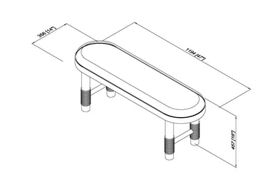 Becki Owens x LIVABLISS Esmarca BOES-003 Bench