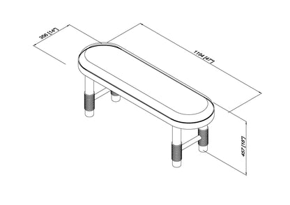 Becki Owens x LIVABLISS Esmarca BOES-003 Bench