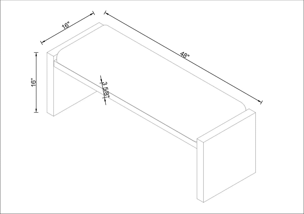 Kapri BOKP-001 Bench by Becki Owens x LIVABLISS