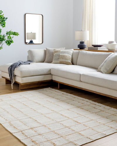 Becki Owens Kamey BOKY-2303 Ivory Area Rug by LIVABLISS