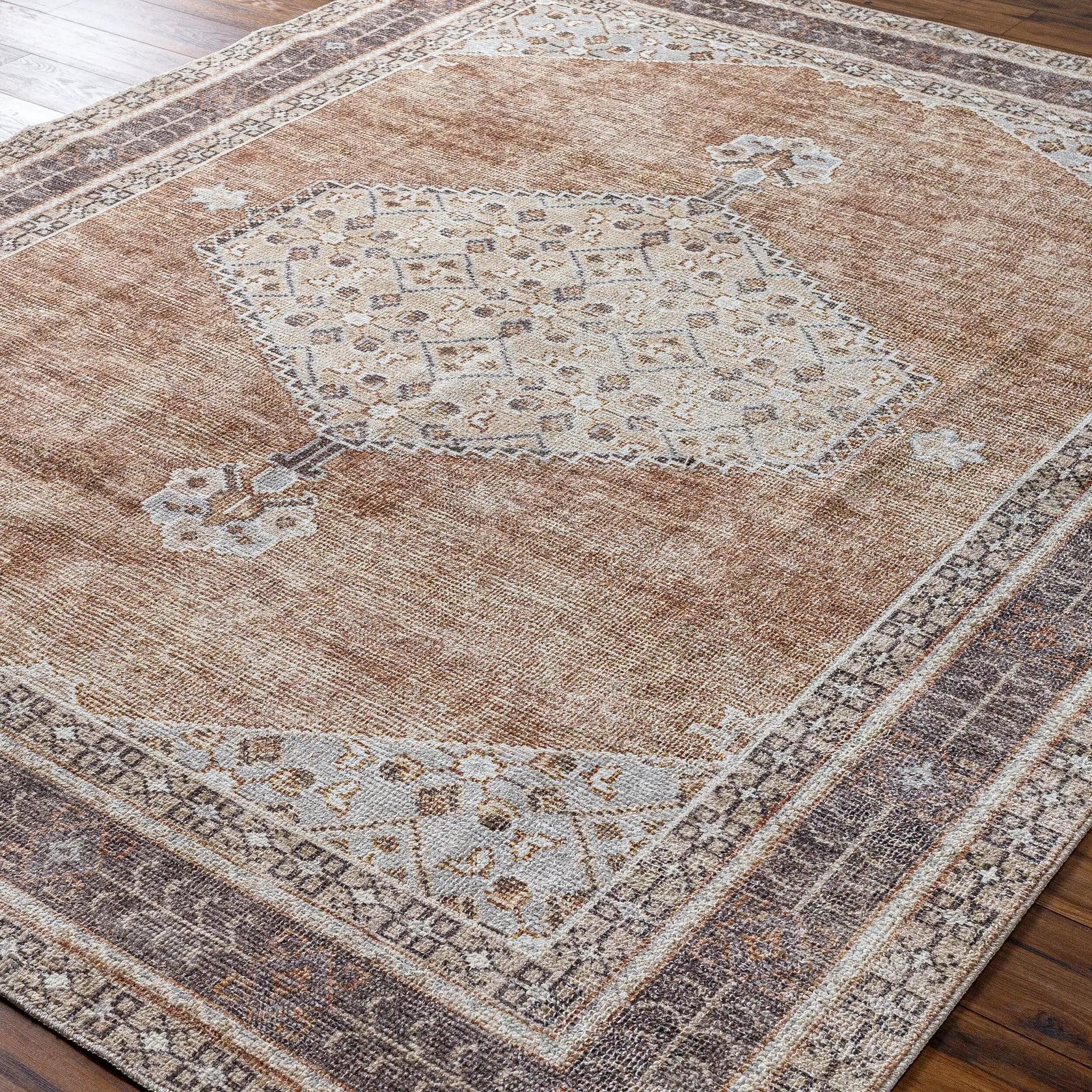Lila BOLC-2300 Tan Area Rug by Becki Owens x LIVABLISS