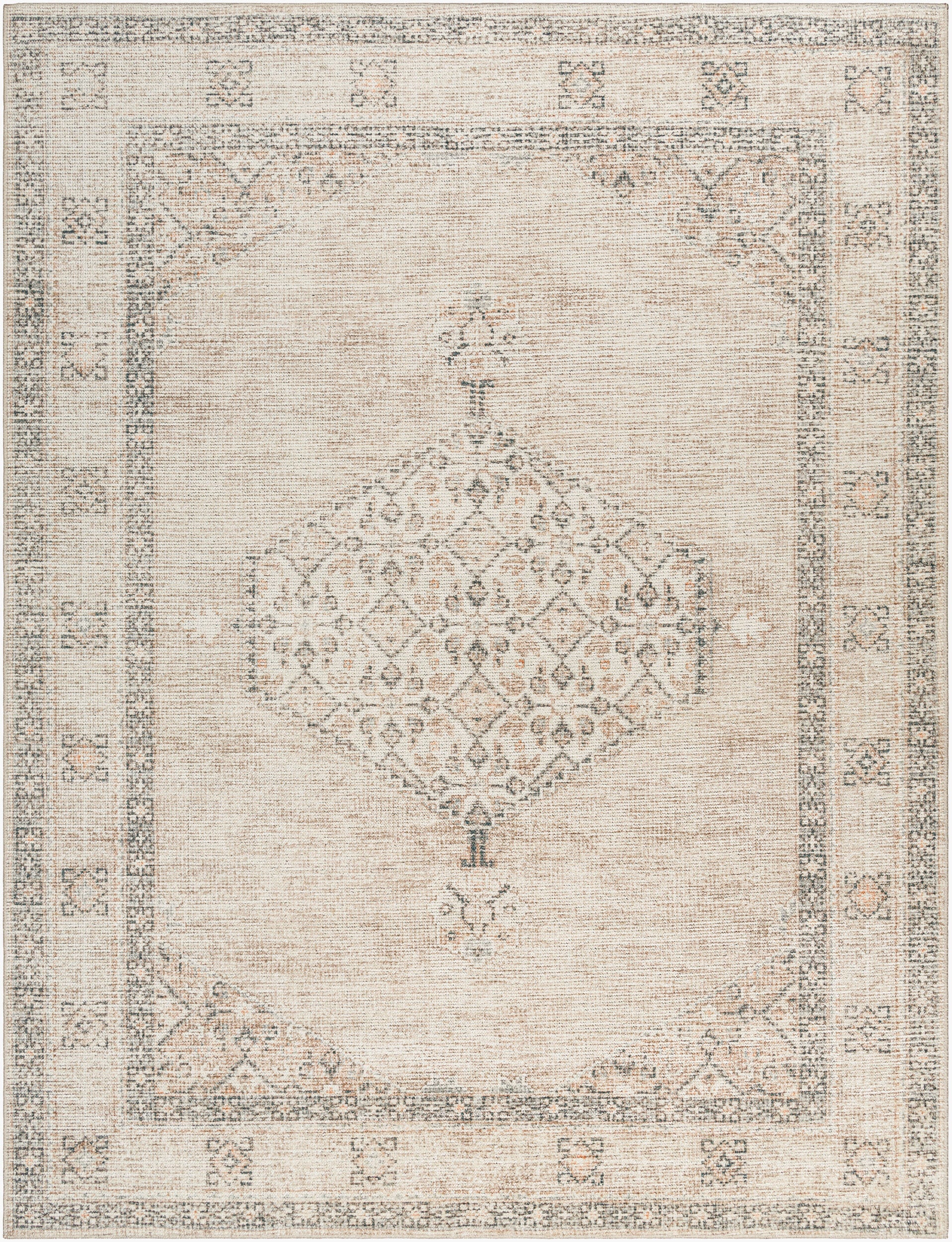 Becki Owens x LIVABLISS Lila BOLC-2302 Medium Brown Area Rug