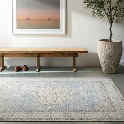 Becki Owens x LIVABLISS Lila BOLC-2303 Denim Area Rug
