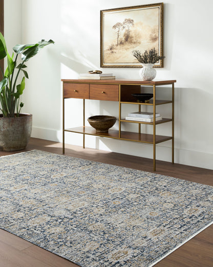 Becki Owens x LIVABLISS Ren BOMG-2300 Navy Area Rug