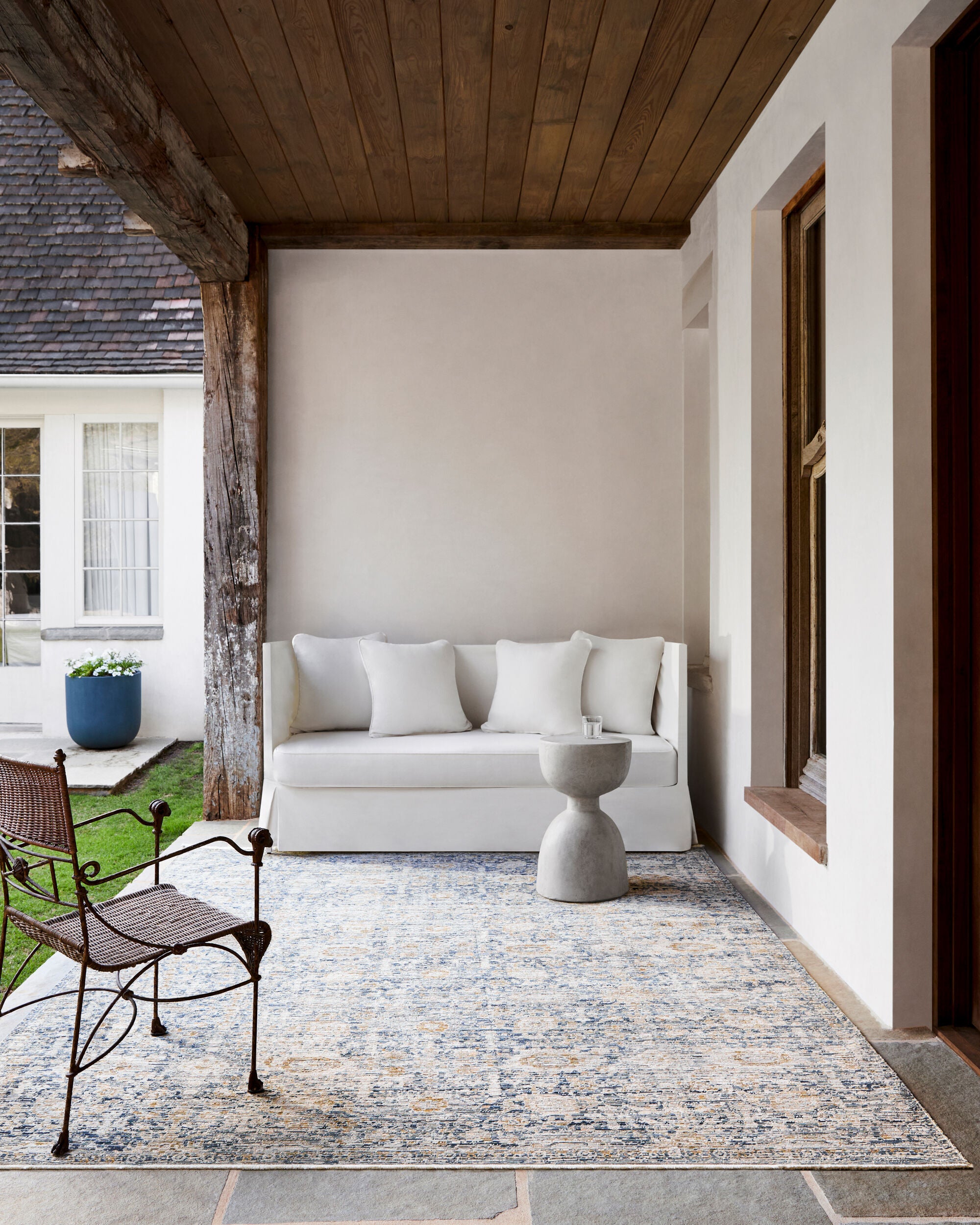 Becki Owens x LIVABLISS Ren BOMG-2300 Navy Area Rug