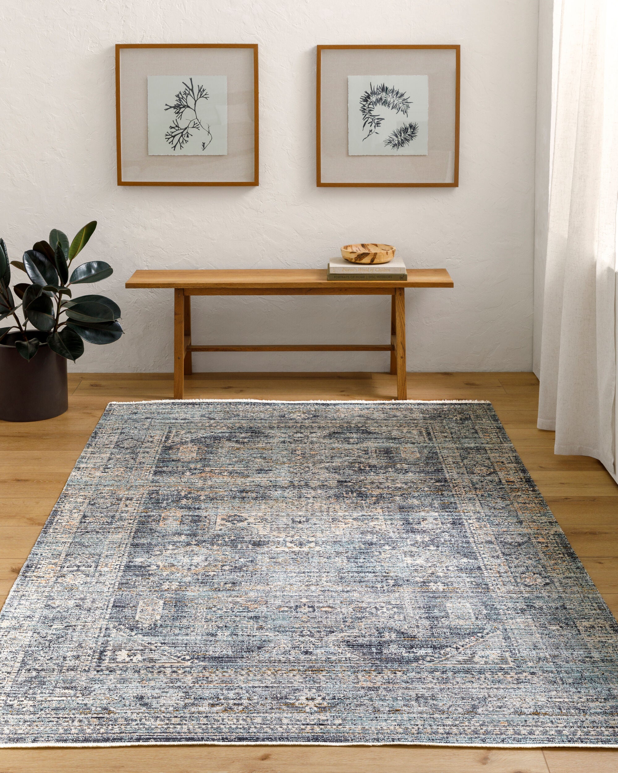 Becki Owens x LIVABLISS Margaret BOMG-2301 Black Area Rug