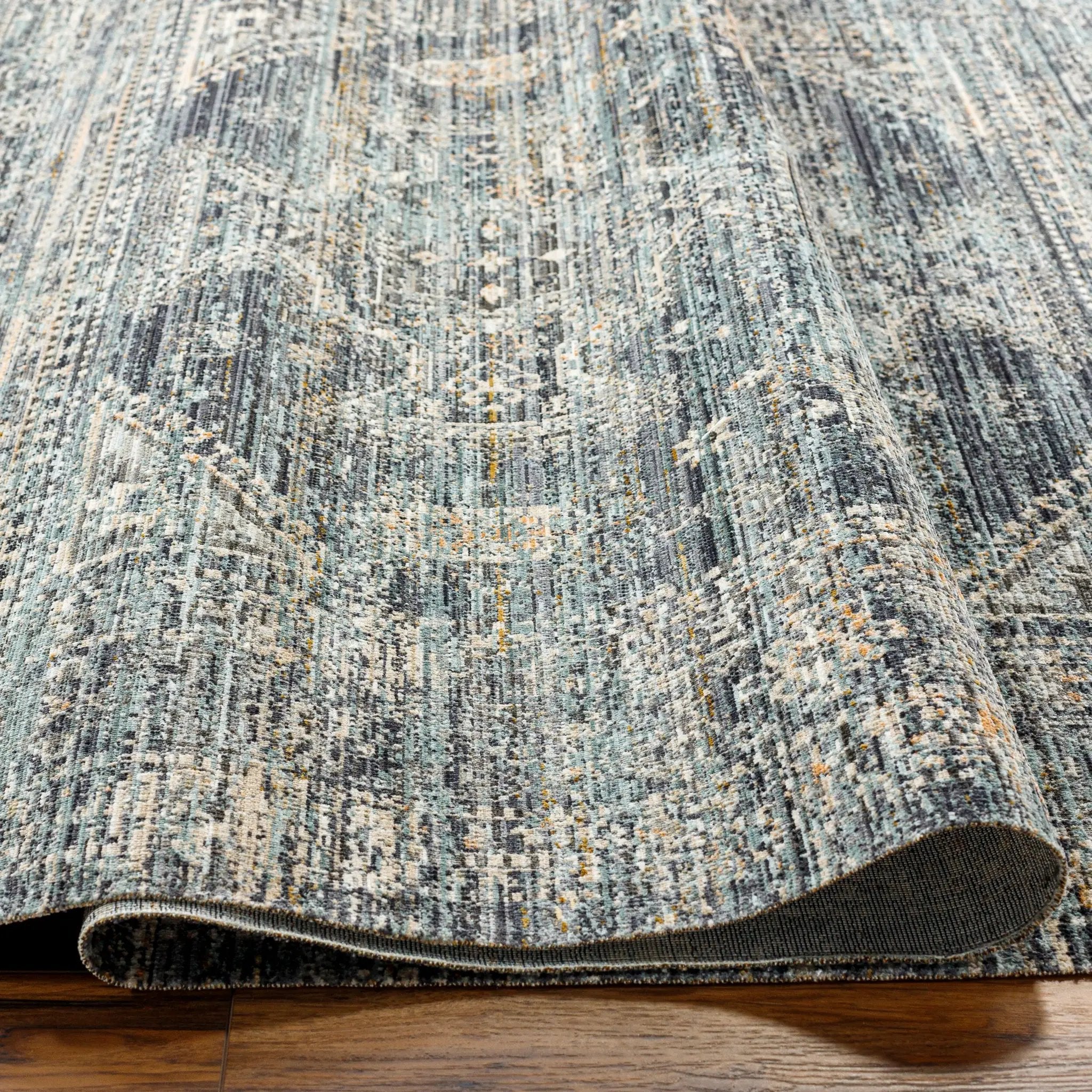Margaret BOMG-2301 Black Area Rug by Becki Owens x LIVABLISS
