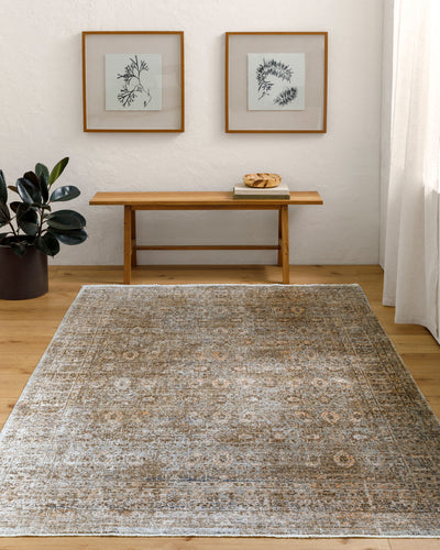 Becki Owens x LIVABLISS Margaret BOMG-2304 Dark Brown Area Rug