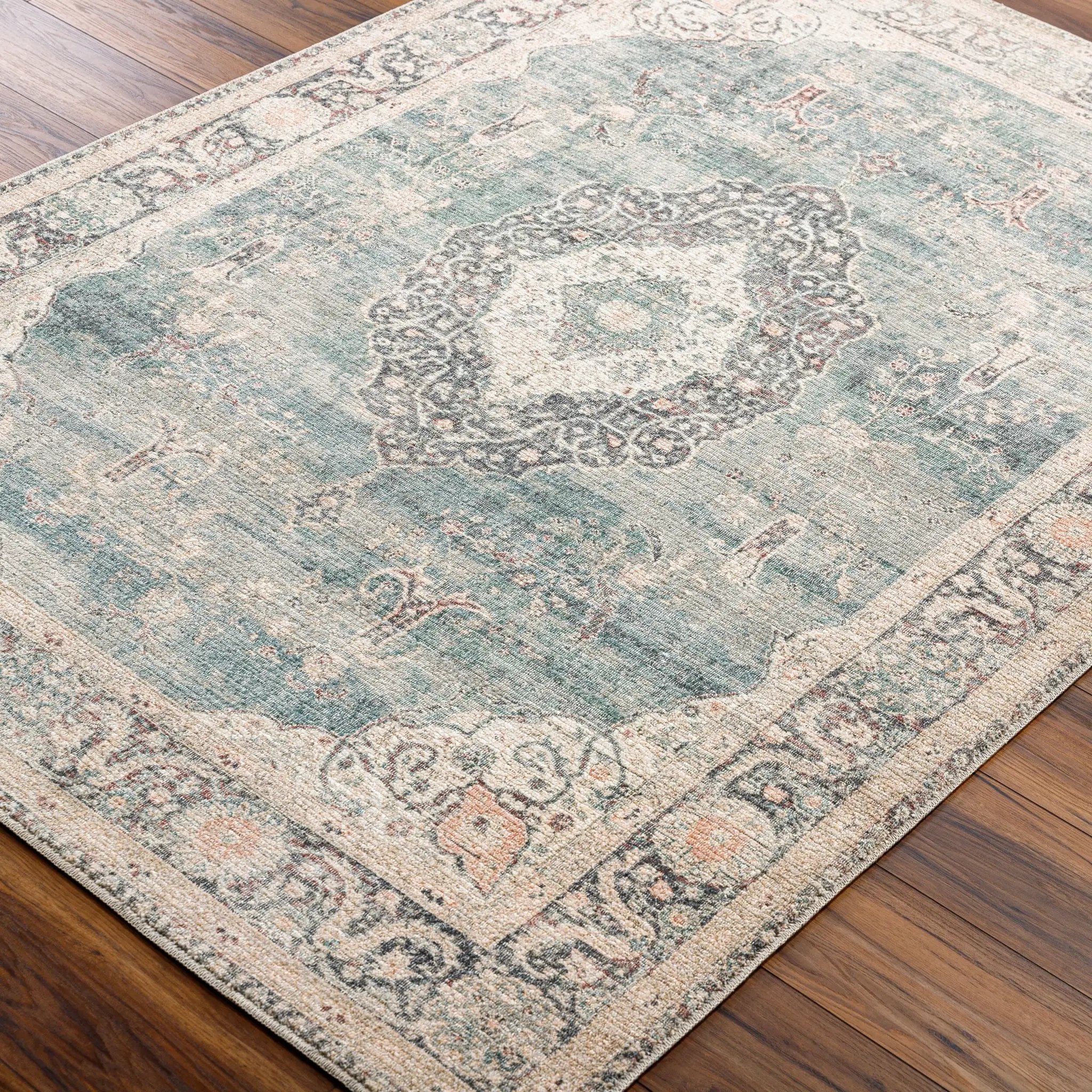 Marlene BOMN-2300 Ice Blue Area Rug by Becki Owens x LIVABLISS