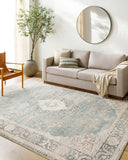 Becki Owens x LIVABLISS Marlene BOMN-2300 Ice Blue Area Rug