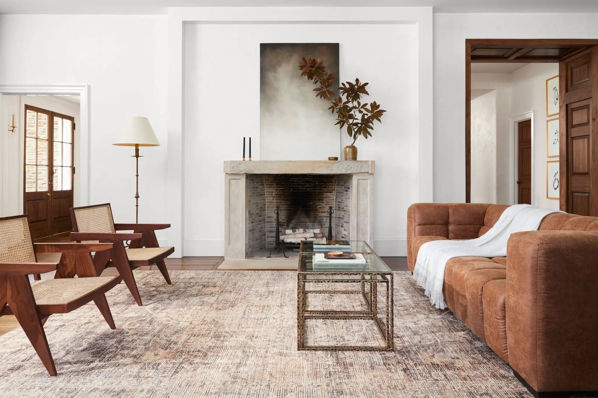 Marlene BOMN-2301 Dark Brown Area Rug by Becki Owens x LIVABLISS