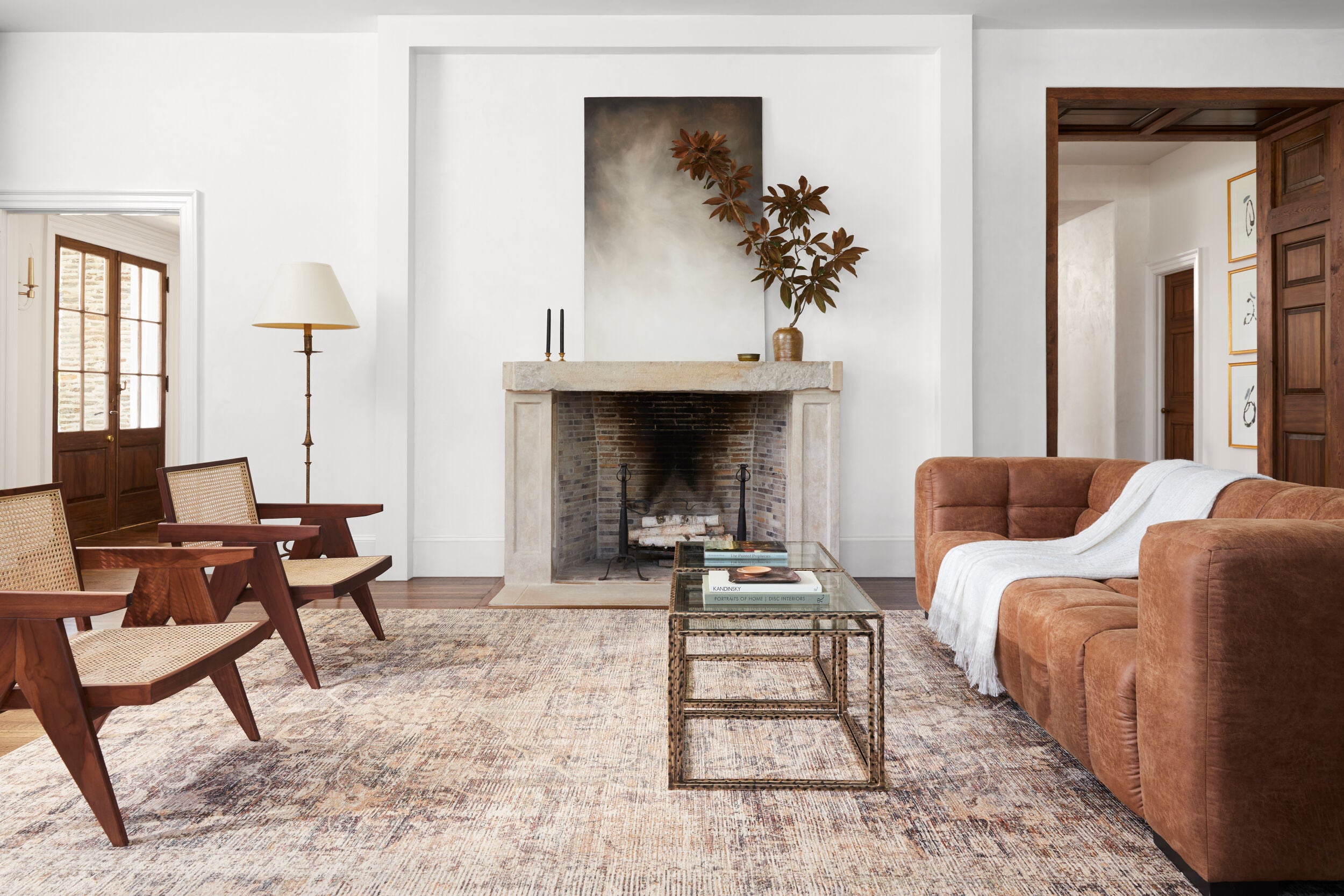 Becki Owens x LIVABLISS Marlene BOMN-2301 Dark Brown Area Rug
