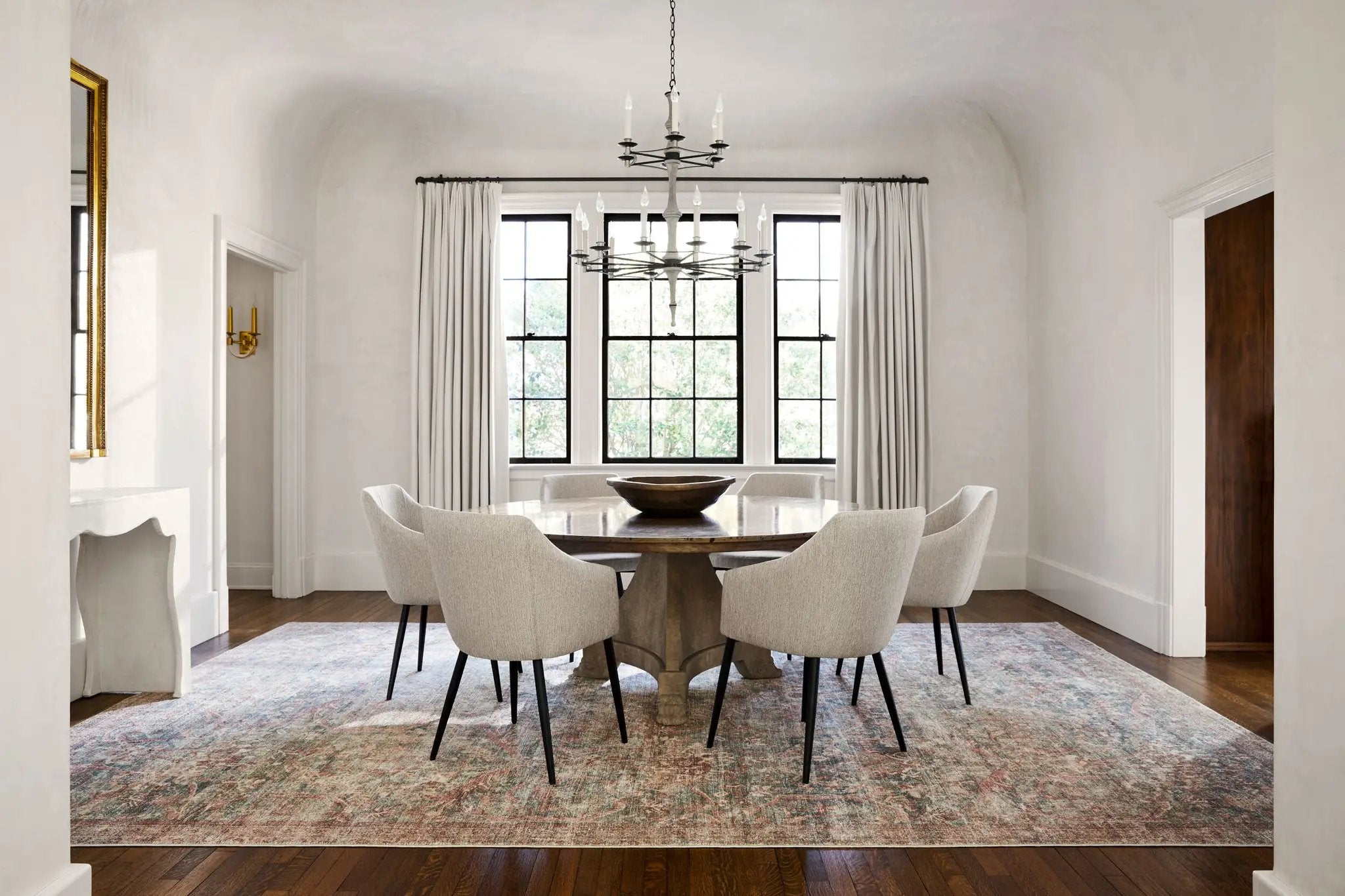Marlene BOMN-2305 Charcoal Area Rug by Becki Owens x LIVABLISS