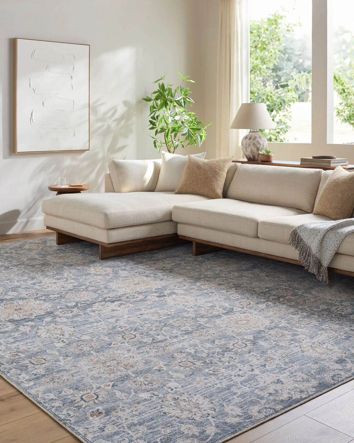 Livabliss x Becki Owens Marlene BOMN-2310 Slate-Blue Area Rug
