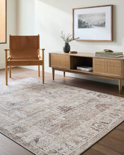 Marlene BOMN-2311 Light Brown Area Rug by Becki Owens x LIVABLISS
