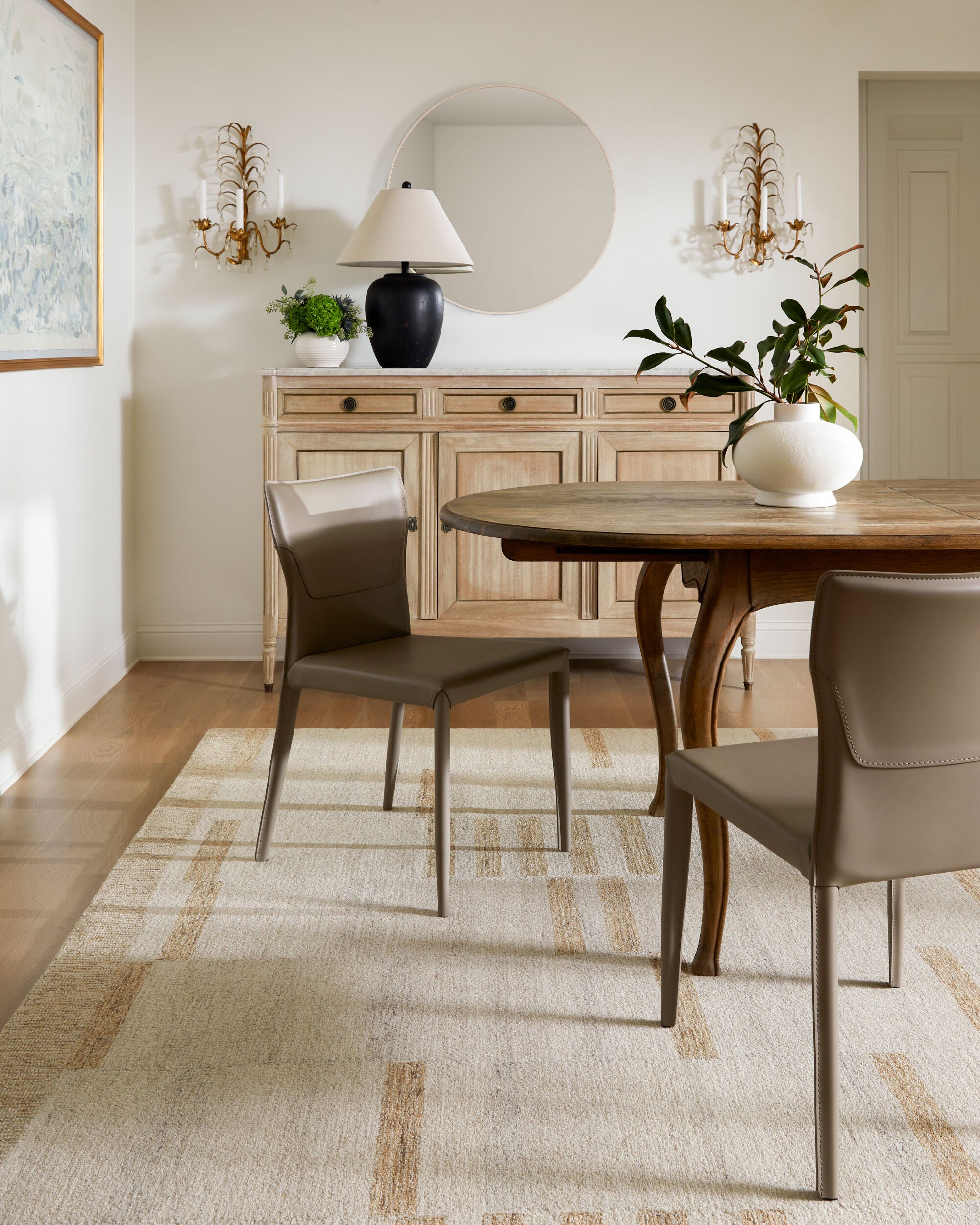 Becki Owens x Livabliss Max BOMX-2300 Taupe Area Rug