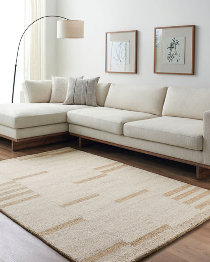 Becki Owens x Livabliss Max BOMX-2301 Tan Area Rug