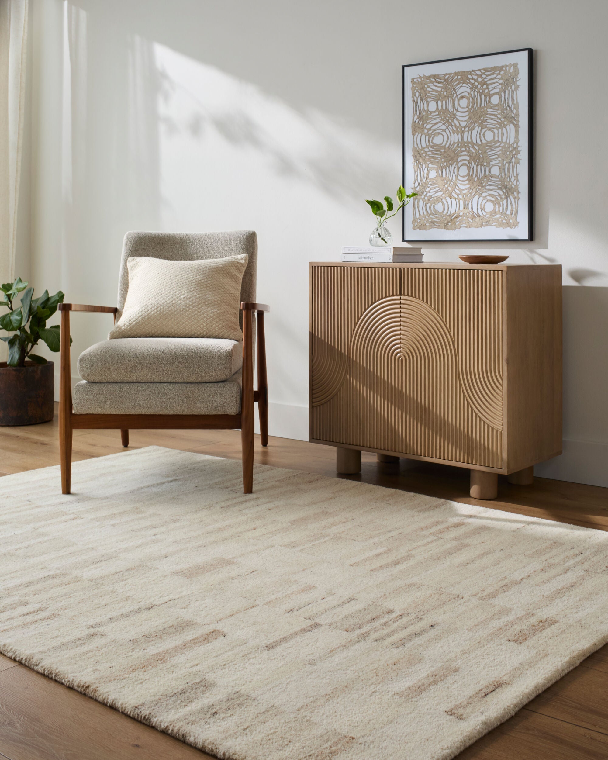 Becki Owens Max BOMX-2302 Ivory Area Rug by LIVABLISS