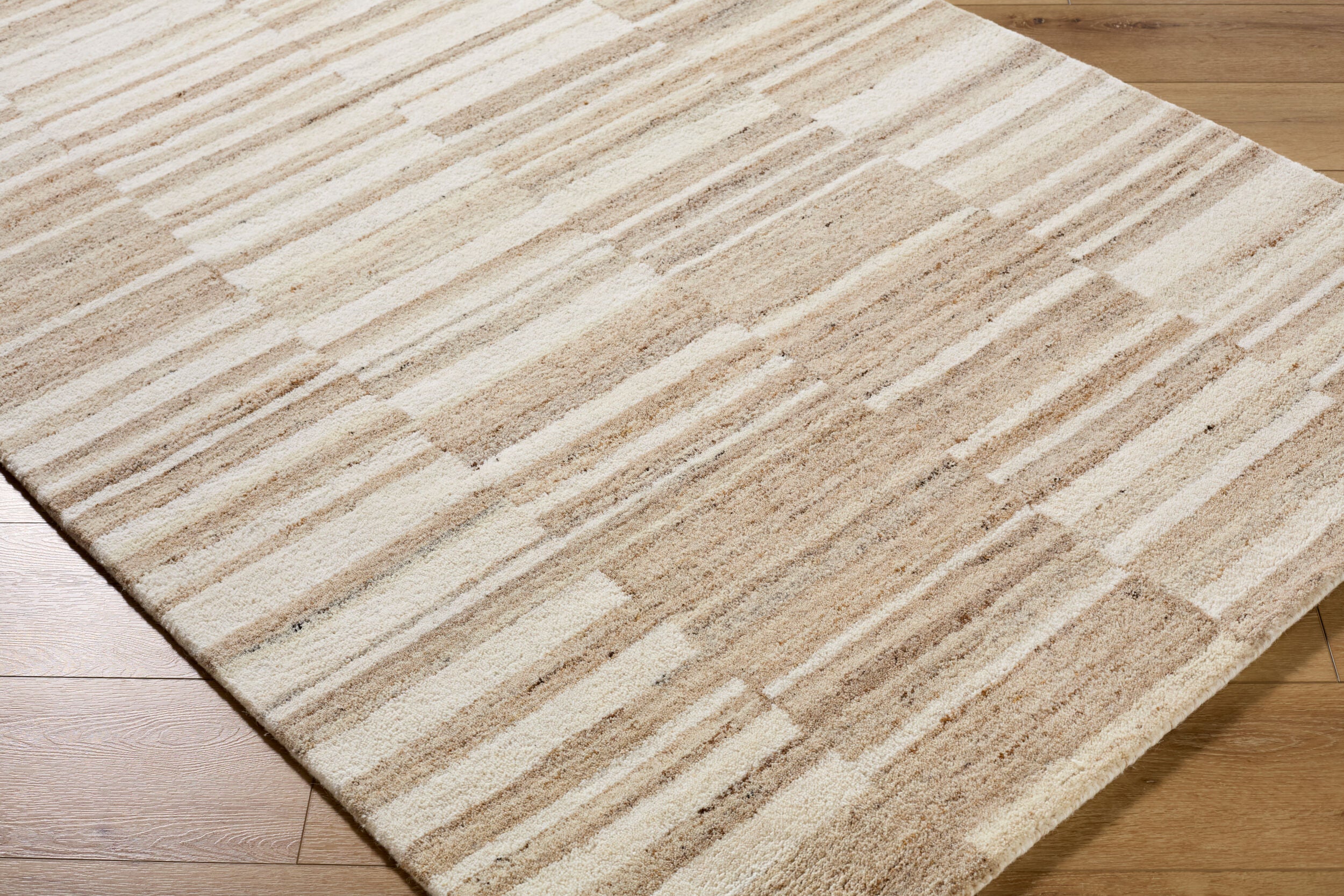Becki Owens x Livabliss Max BOMX-2304 Light Brown Area Rug
