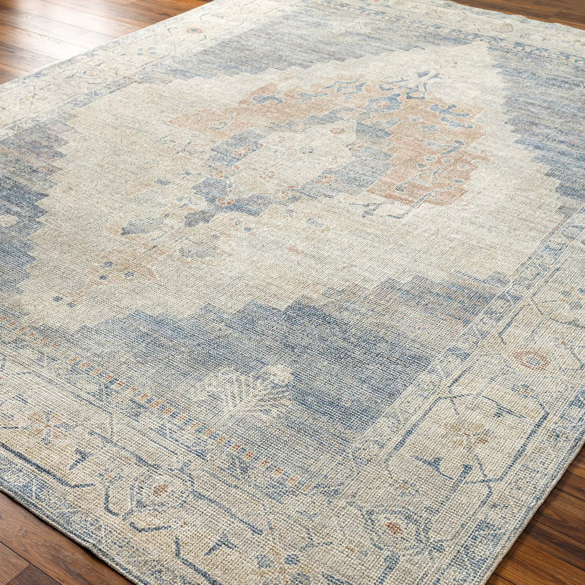 Luca BONC-2300 Denim Area Rug by Becki Owens x LIVABLISS