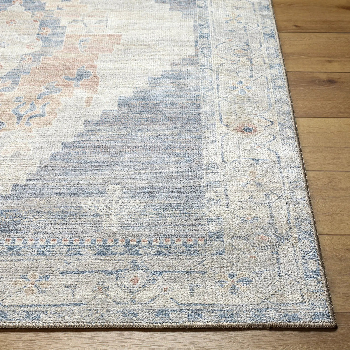 Luca BONC-2300 Denim Area Rug by Becki Owens x LIVABLISS