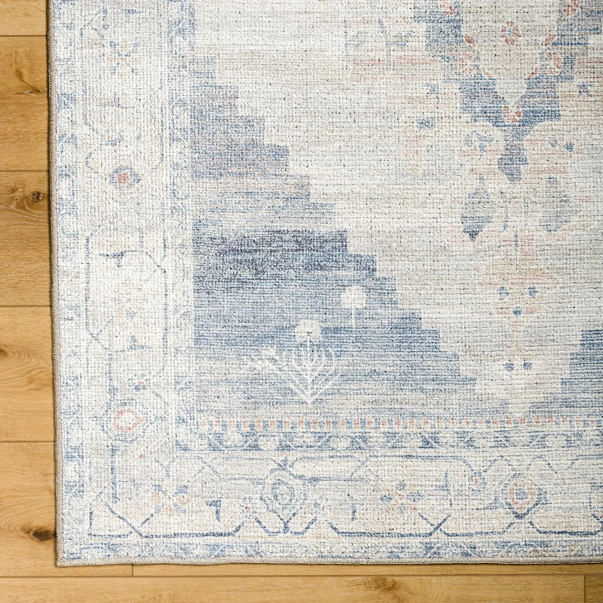 Luca BONC-2300 Denim Area Rug by Becki Owens x LIVABLISS