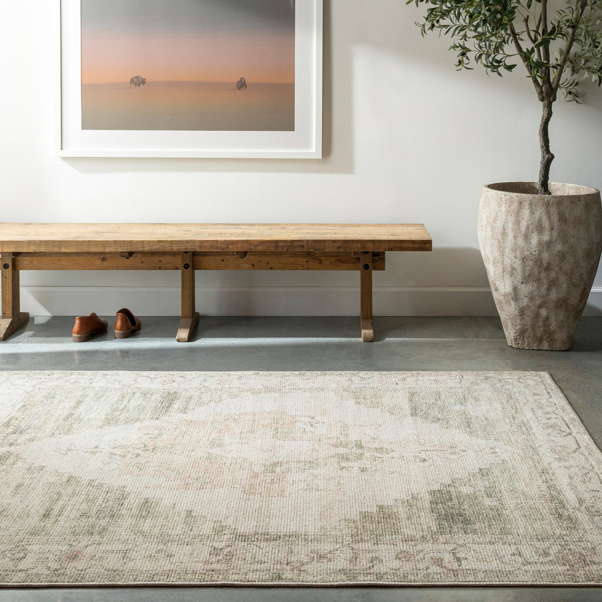 Becki Owens x LIVABLISS Luca BONC-2302 Ivory Area Rug