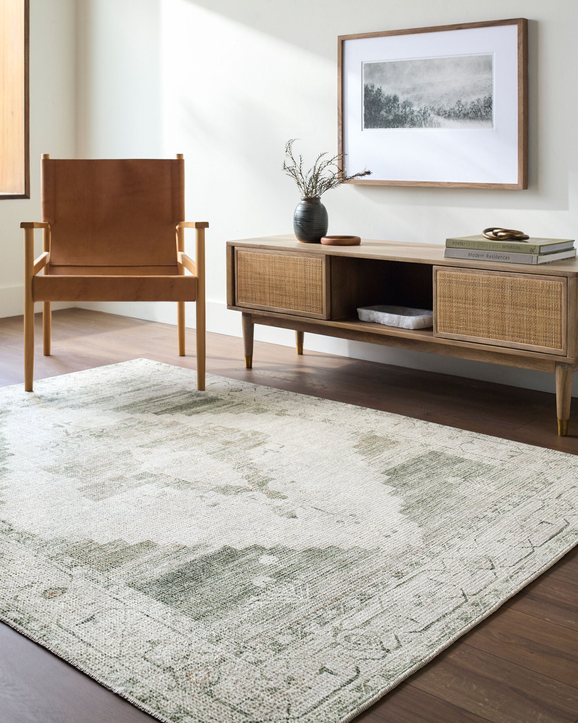 Becki Owens x LIVABLISS Luca BONC-2303 Olive Area Rug