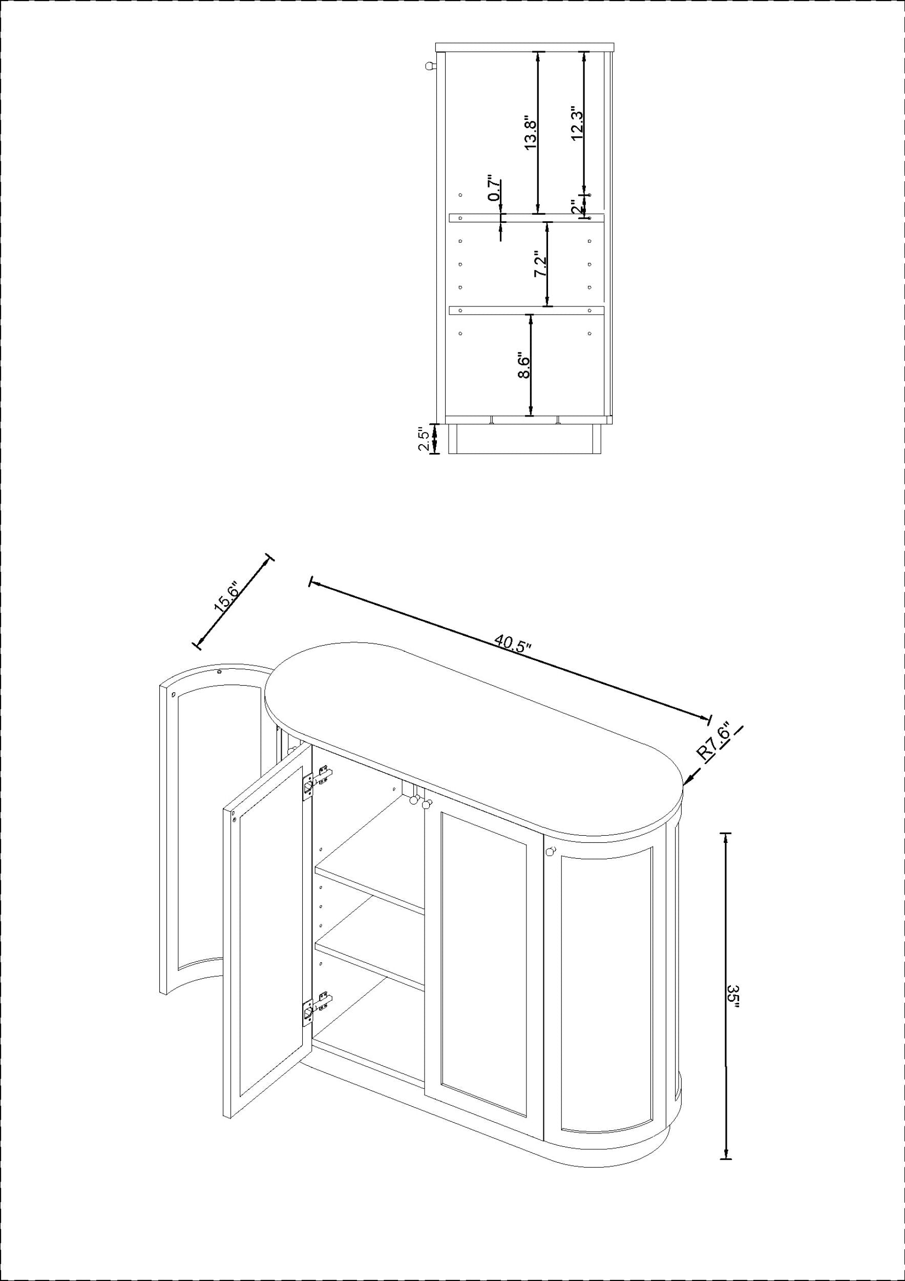 Becki Owens x LIVABLISS Penasco BOPN-001 Cabinet