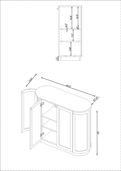 Becki Owens x LIVABLISS Penasco BOPN-001 Cabinet