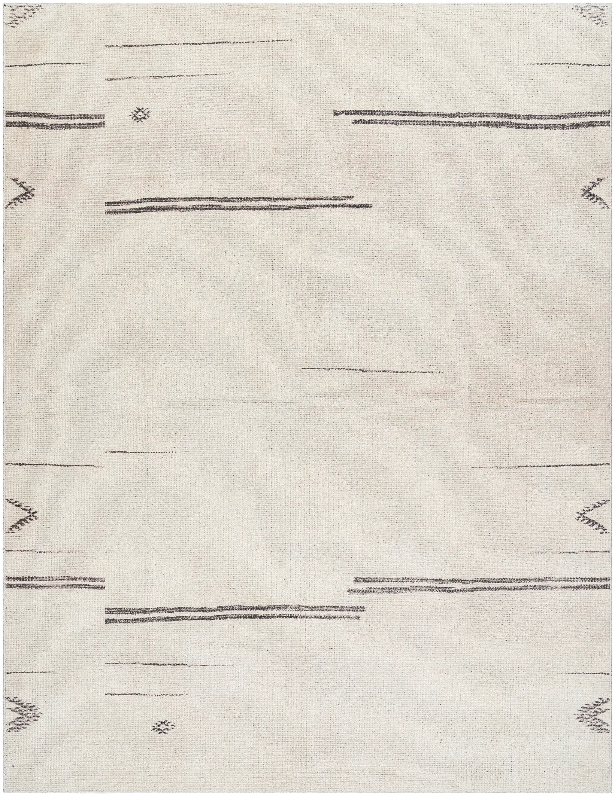 Rivi BORC-2301 Cream Area Rug by Becki Owens x LIVABLISS