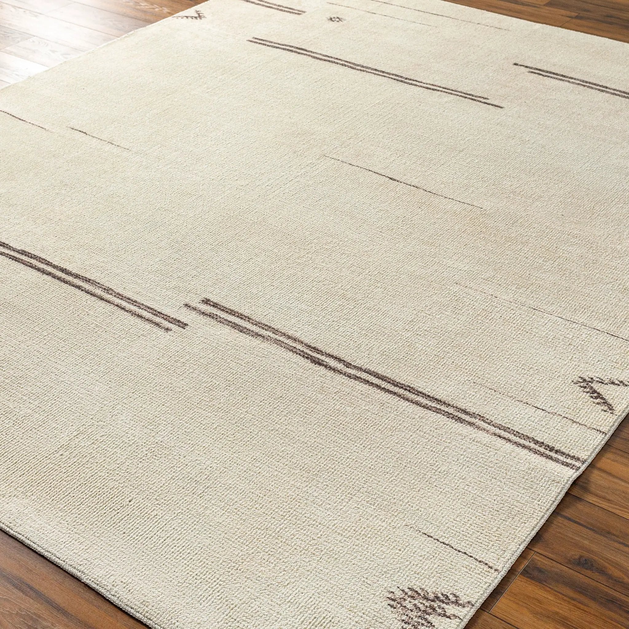 Rivi BORC-2301 Cream Area Rug by Becki Owens x LIVABLISS