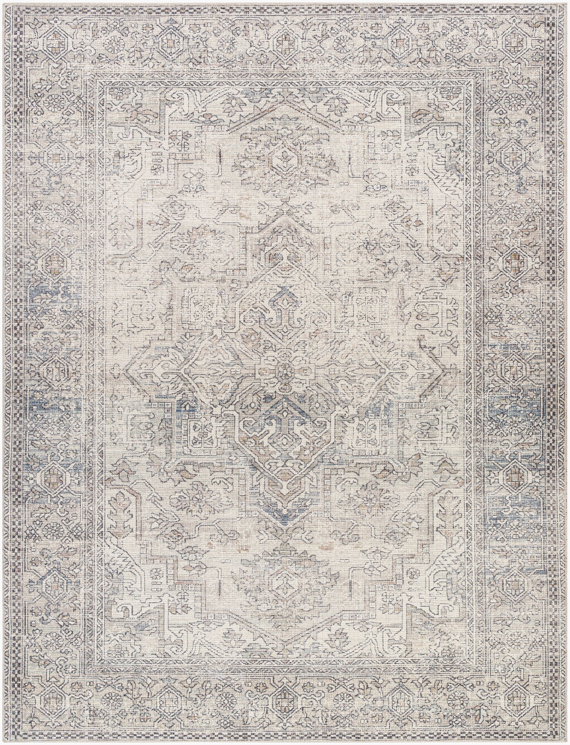 Becki Owens x LIVABLISS Margot BOSC-2300 White Area Rug