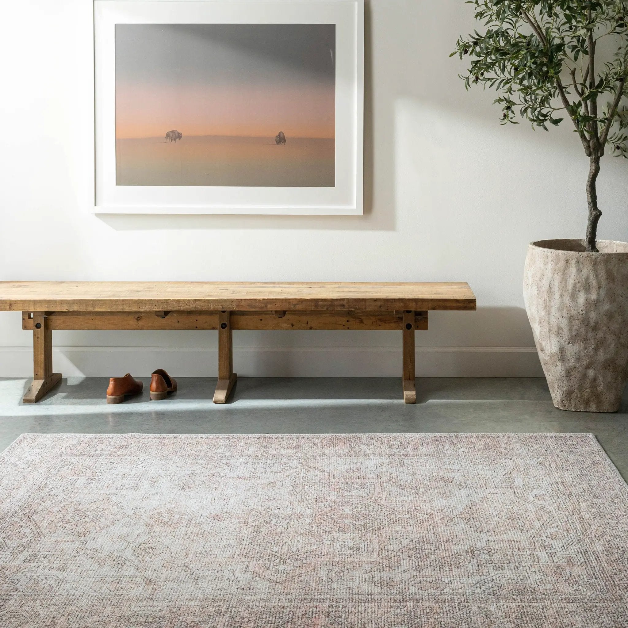 Margot BOSC-2301 Tan Area Rug by Becki Owens x LIVABLISS