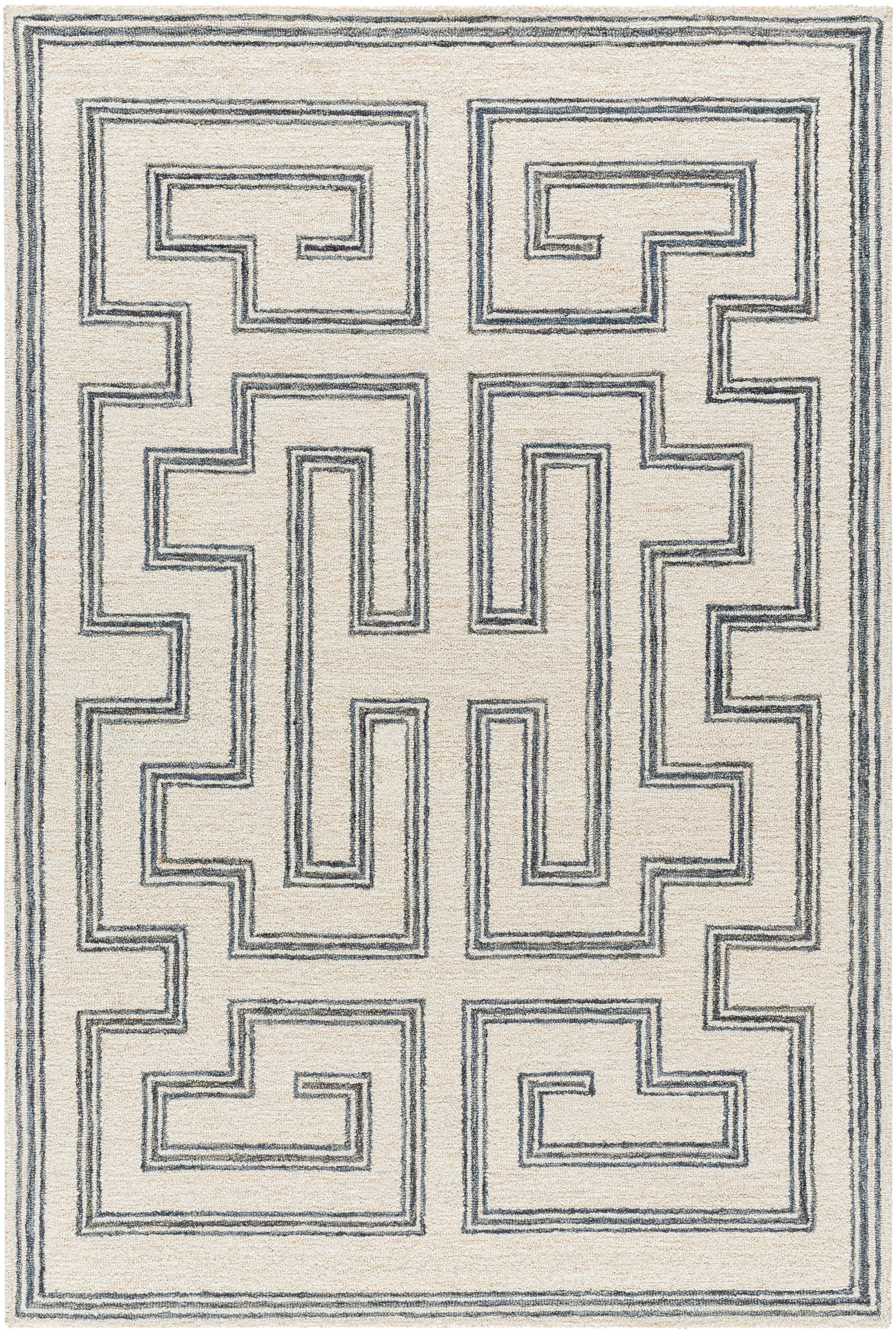 Bournemouth BOT-2306 Ivory Area Rug by LIVABLISS