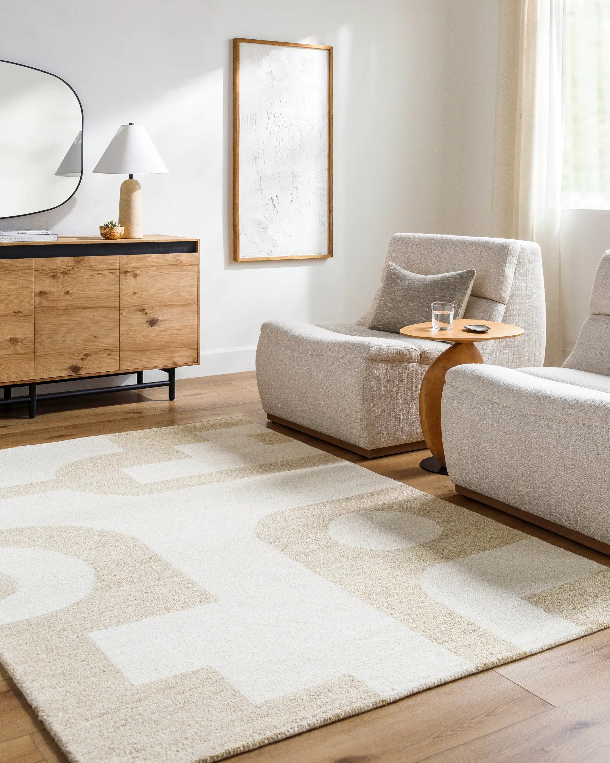 Bournemouth BOT-2312 Ivory Area Rug by LIVABLISS