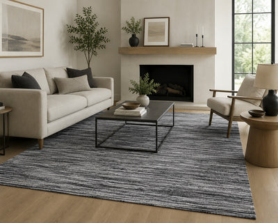 Brandt BRA-01 Grey / Slate Area Rug by Loloi