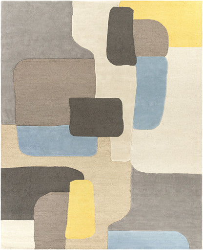 Surya Brooklyn BRO-2300 Yellow Area Rug by LIVABLISS