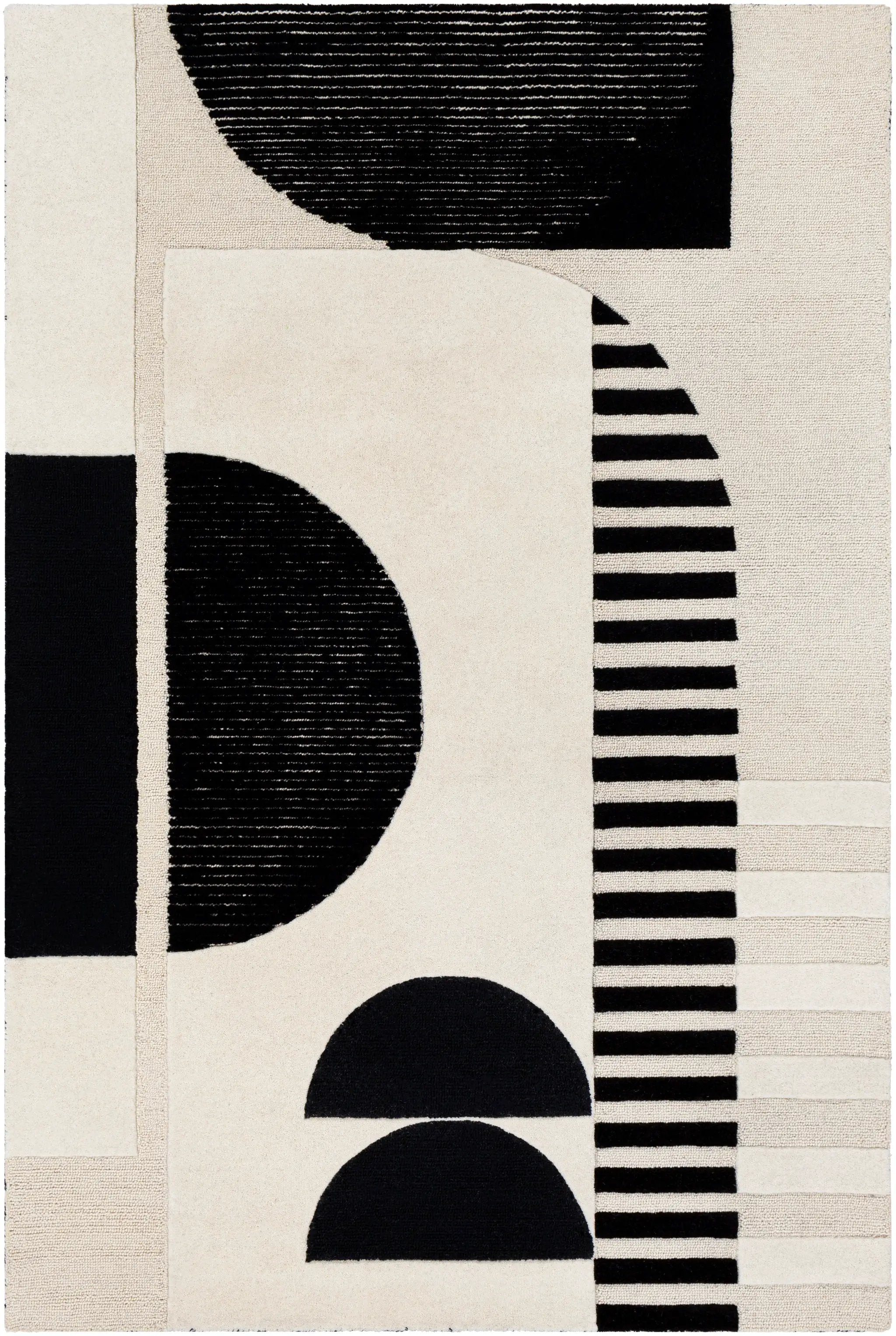 Brooklyn BRO-2304 Black Area Rug by LIVABLISS