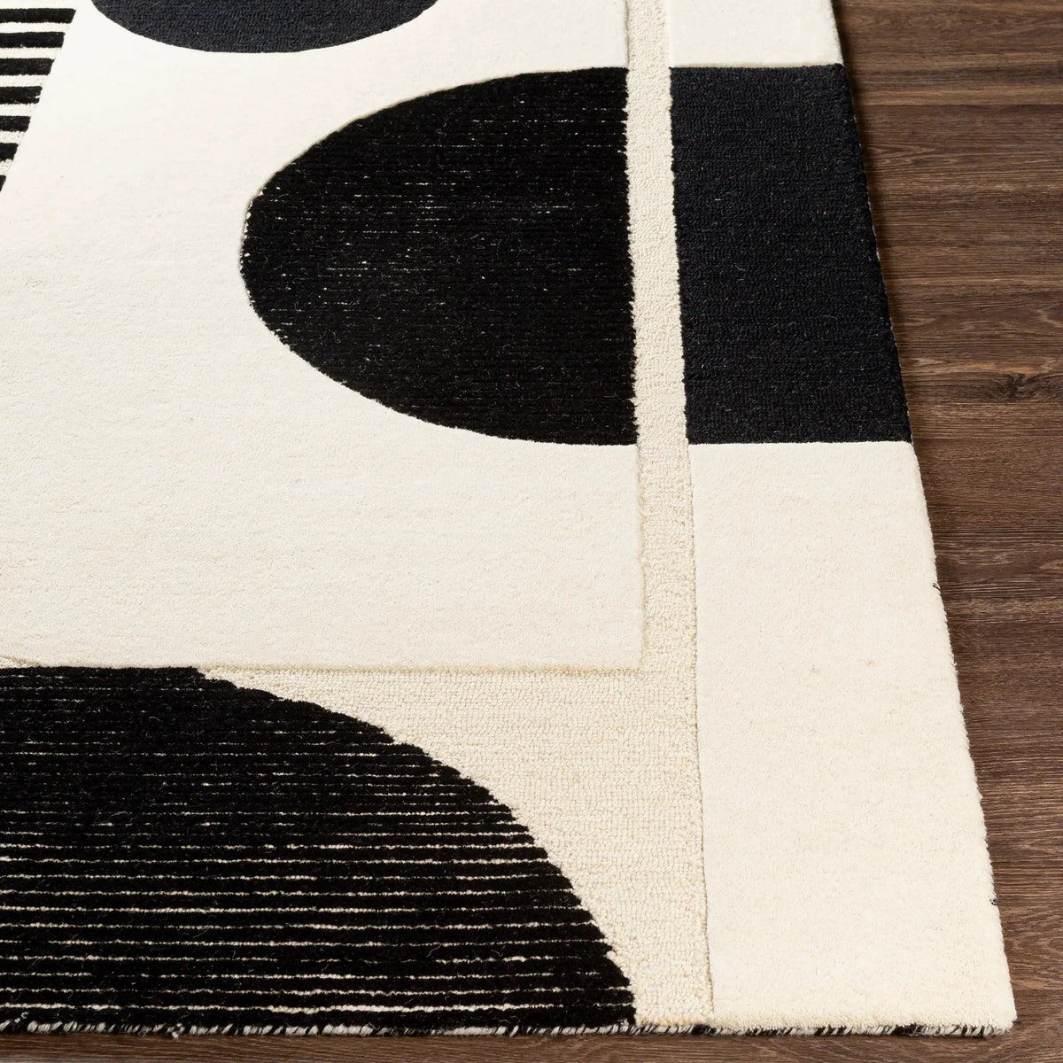 Brooklyn BRO-2304 Black Area Rug by LIVABLISS