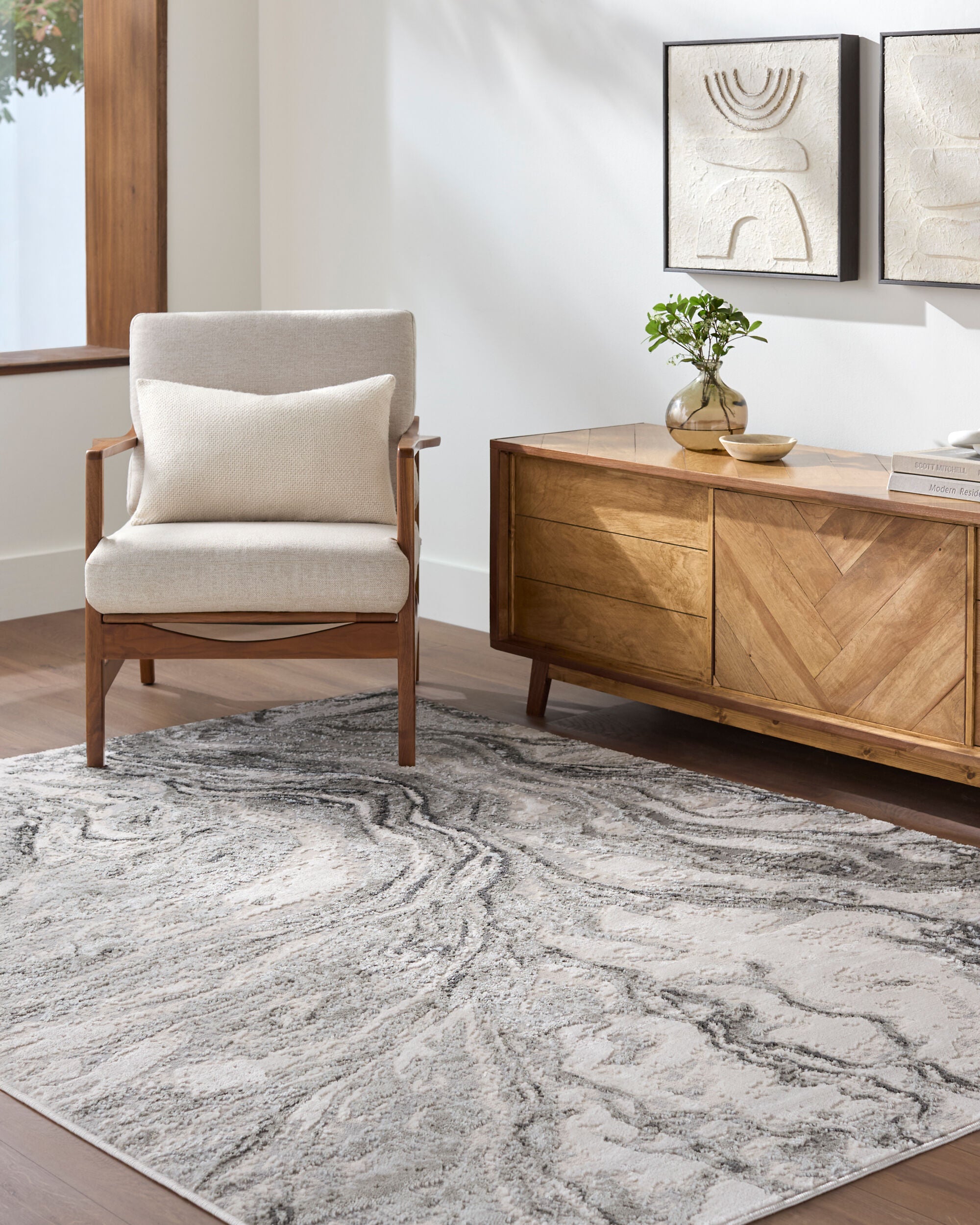 Amman BTA-2301 Light Slate Area Rug