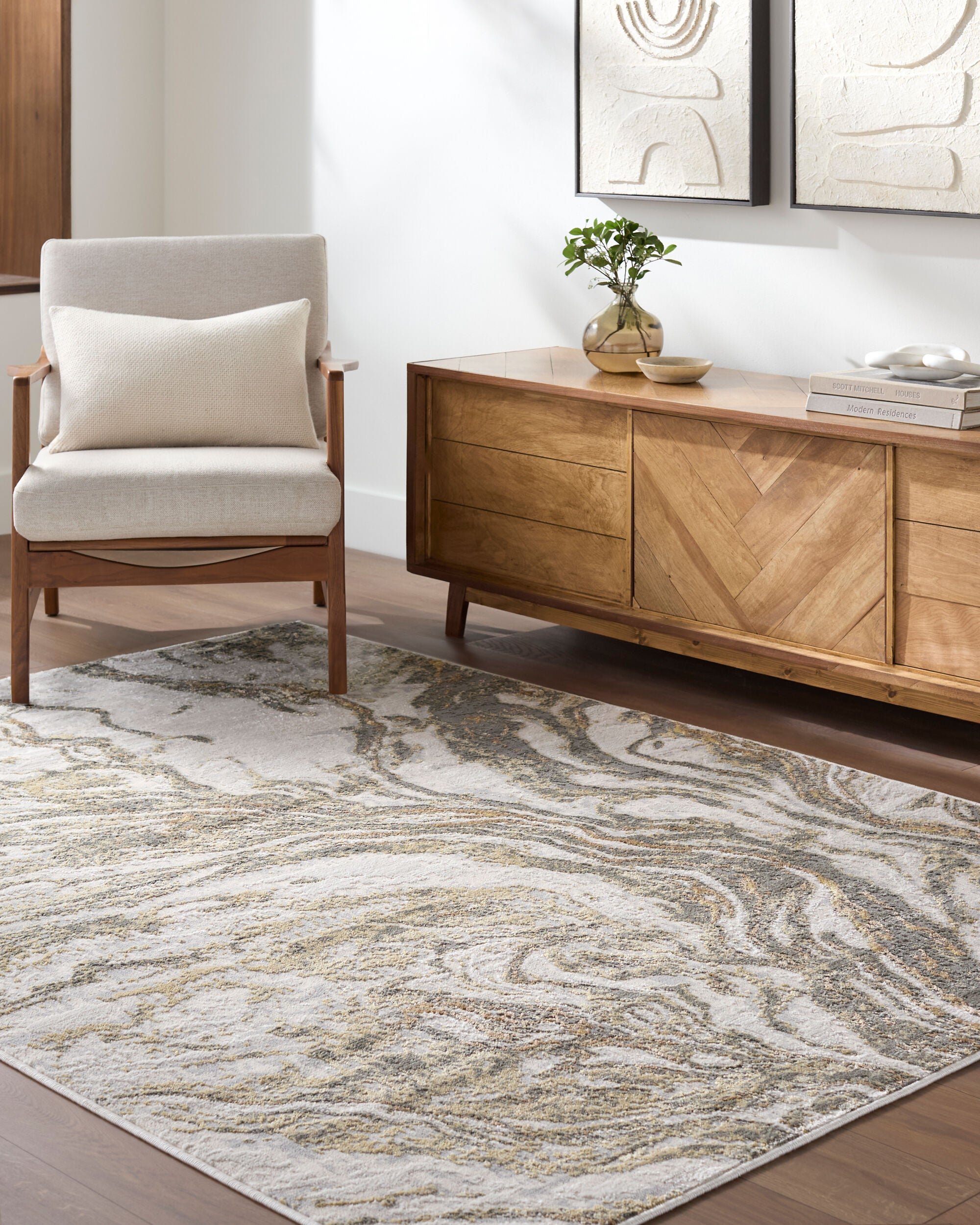 Amman BTA-2302 Light Slate Area Rug