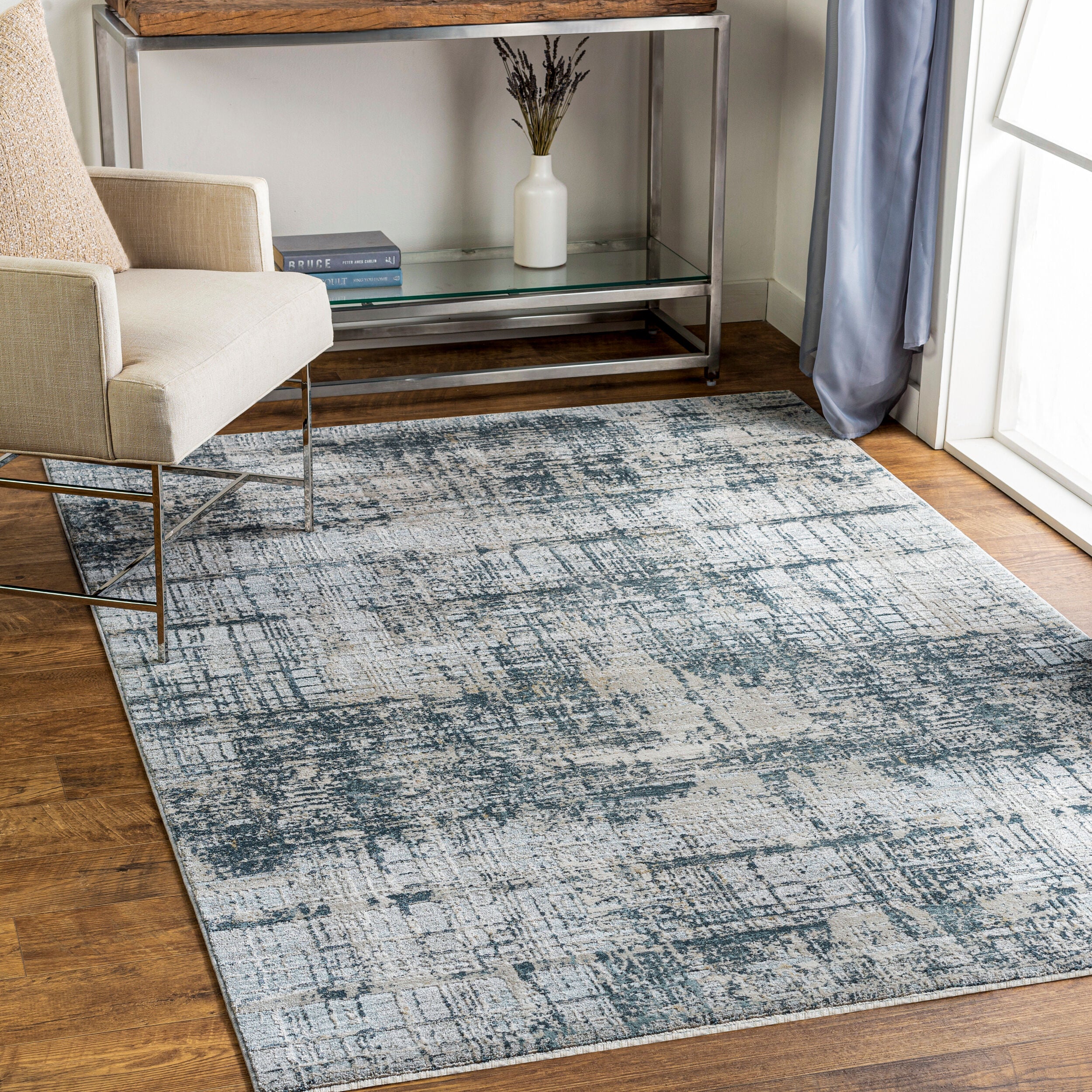 LIVABLISS Brunswick BWK-2300 Pale Blue Area Rug