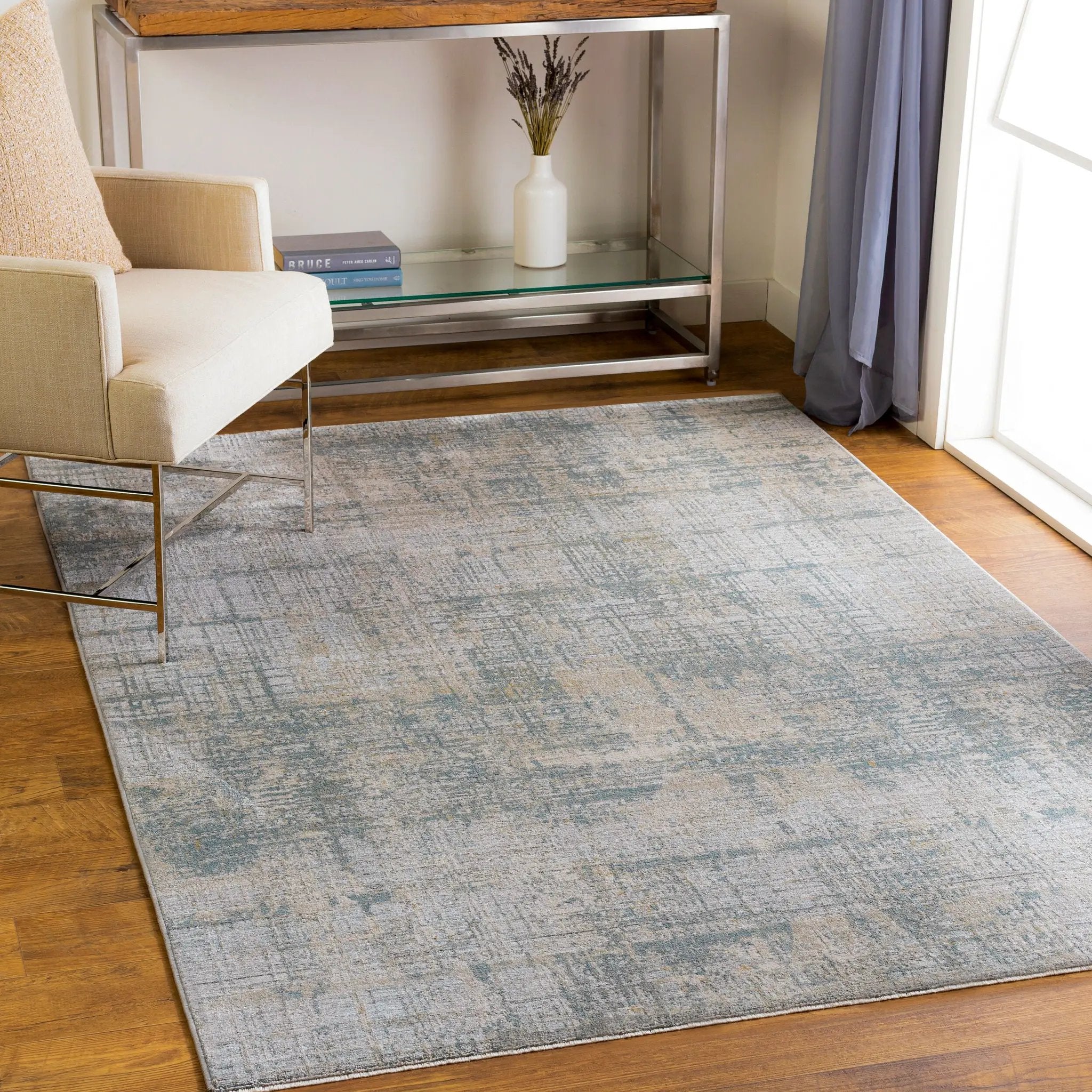 Brunswick BWK-2301 Dusty Sage Area Rug by LIVABLISS