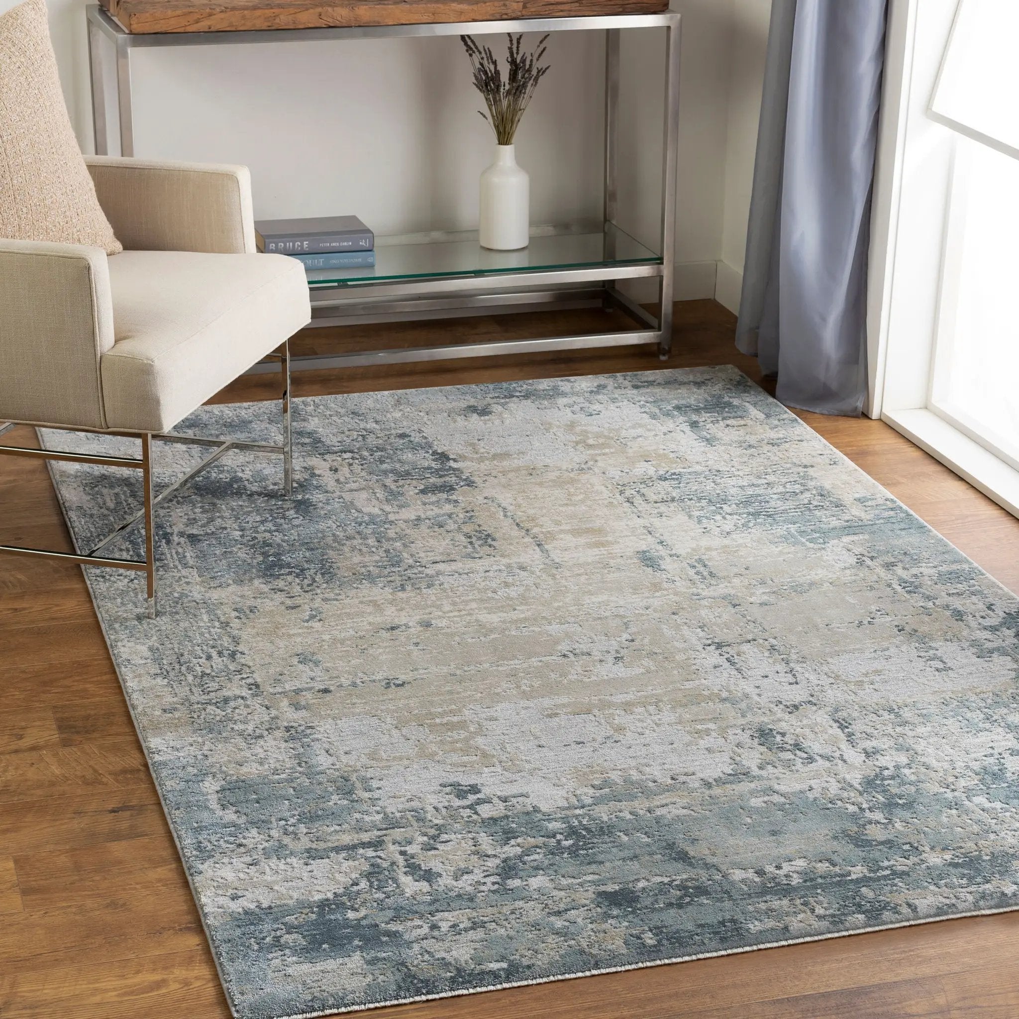 Brunswick BWK-2302 Dusty Sage Area Rug by LIVABLISS