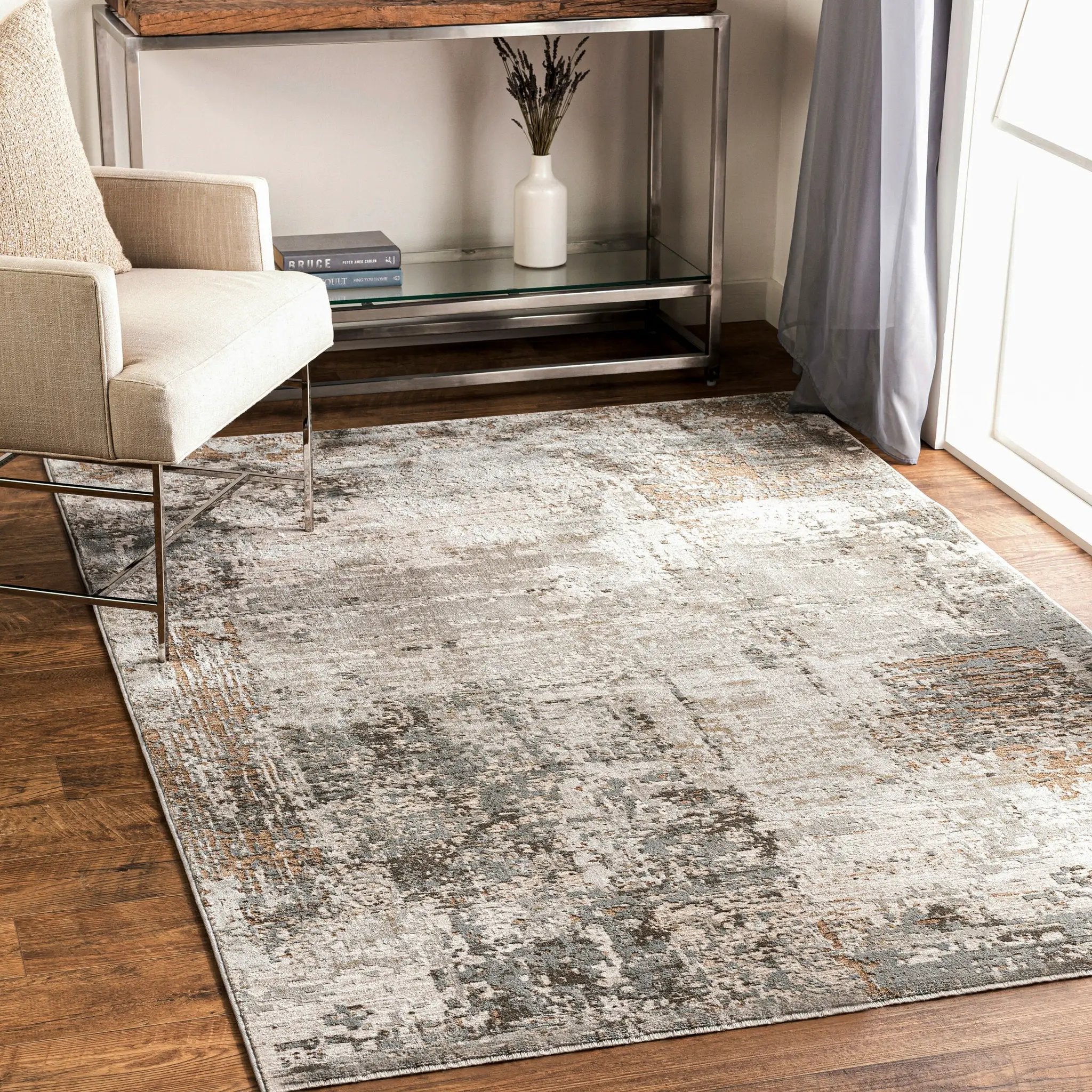 Brunswick BWK-2303 Dusty Sage Area Rug by LIVABLISS